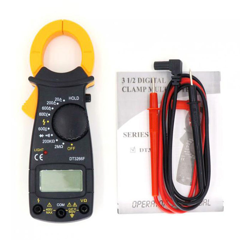 Mini Ammeter Multimeter Clamp DT3266F Digital Clamp