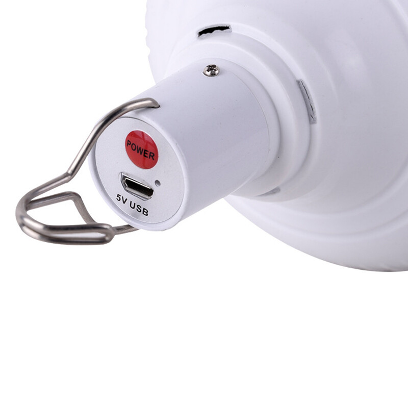 XiaoZhubangchu Bóng Đèn Led Không Dây Đèn Cắm Trại Ngoài Trời Khẩn Cấp E27 Bóng Đèn Cầm Tay Tiết Kiệm Năng Lượng Sạc Usb