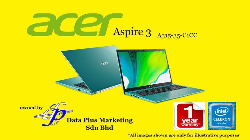 Acer Aspire 3 A315-35-C1CC (Celeron N4500/4GB/256GB SSD/14/Win10/3Y/Electric Blue) Malaysia