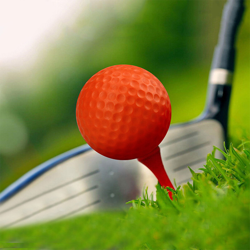 bashijian 10Pcs PU Foam Golf Balls Sponge Elastic Indoor Outdoor Practice Training