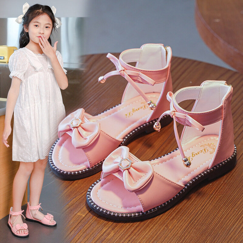 2023 Summer Fashion Roman Boots High-top Girls Sandals Kids Gladiator  Sandals Child Sandals Girls Kid Shoes - AliExpress