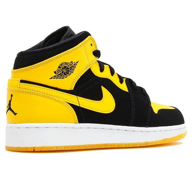 aj1 black yellow