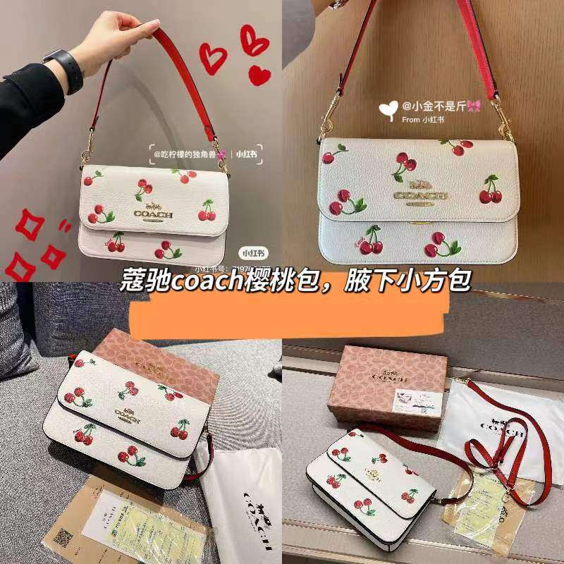 Túi coach màu đỏ cherry nữ hàng mới về chất lượng cao túi đeo vai hàn quốc chất lượng cao 2022 túi đeo chéo thời trang túi xách stargirl túi mỹ phẩm