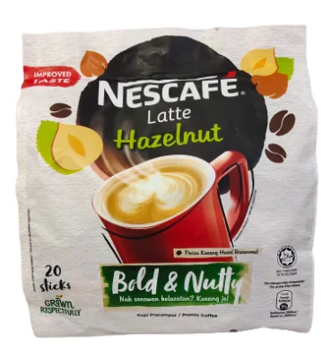 NESCAFE LATTE HAZELNUT COFFEE 24g X 20STICKS
