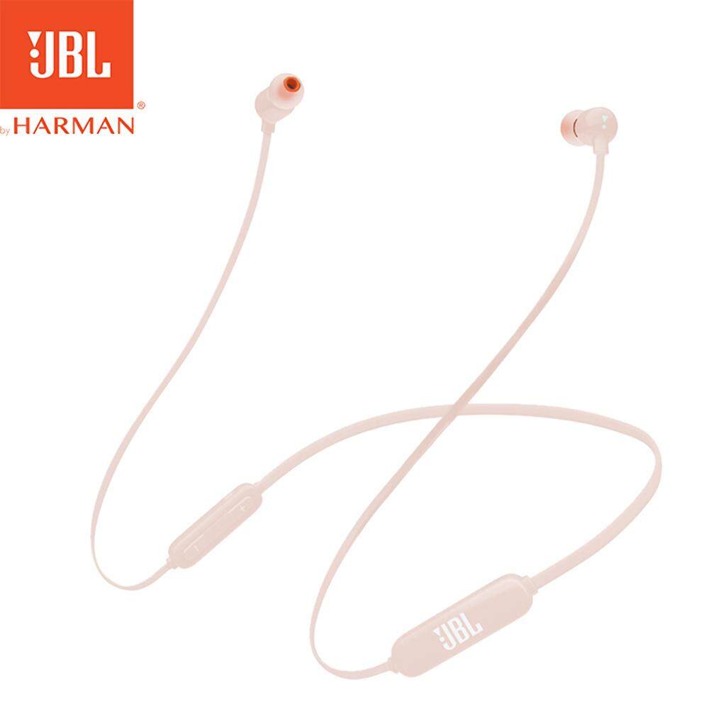 JBL TUNE 110BT ลวด-LESS Blue-tooth 4.0 เฮดโฟนแบบเสียบหู Magn-etic กีฬา Neackband ชุดหูฟังหูฟังเพลงรองรับการโทรแฮนฟรีด้วยไมโครโฟนสำหรับมือถือแอนดรอยด์ iOS สีดำ