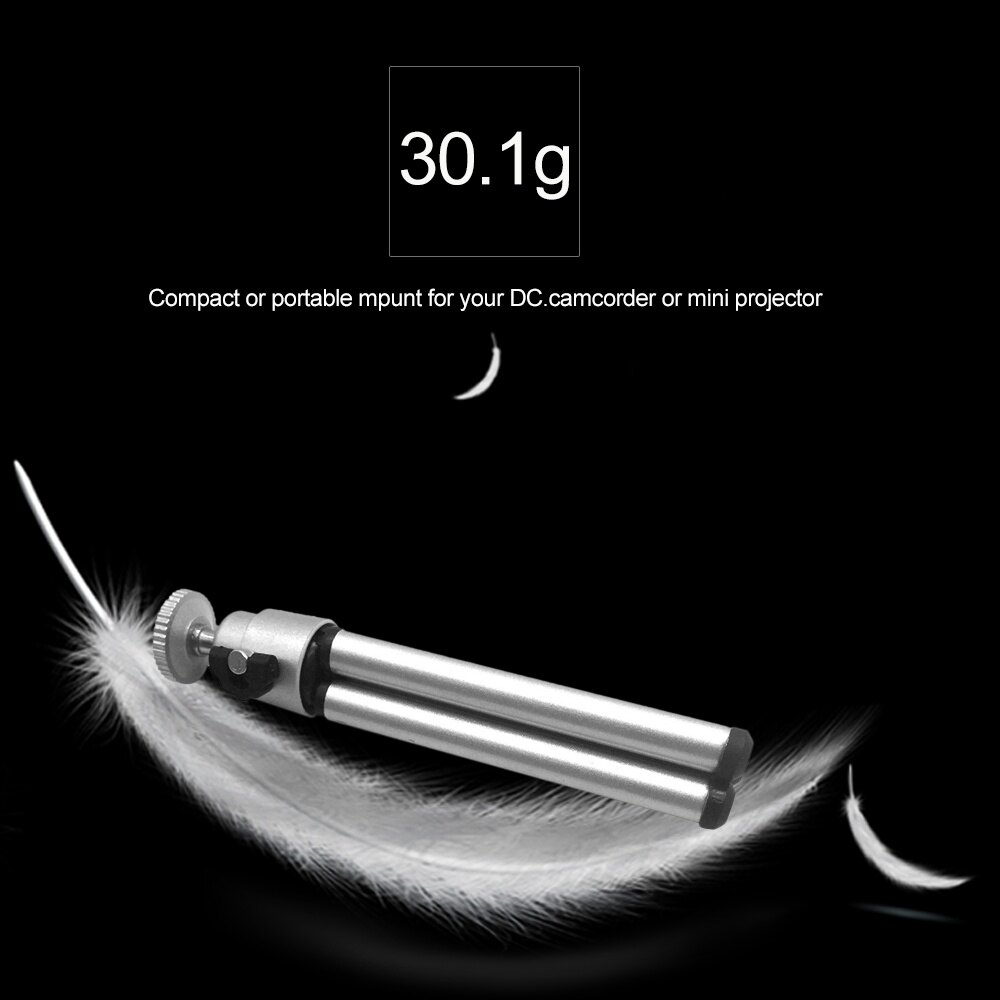 Keykits Giá Đỡ Ba Chân Máy Chiếu Mini Linh Hoạt Máy Chiếu Mini, Giá Đỡ Hợp Kim Nhôm Chân Máy Projetor, Bạc