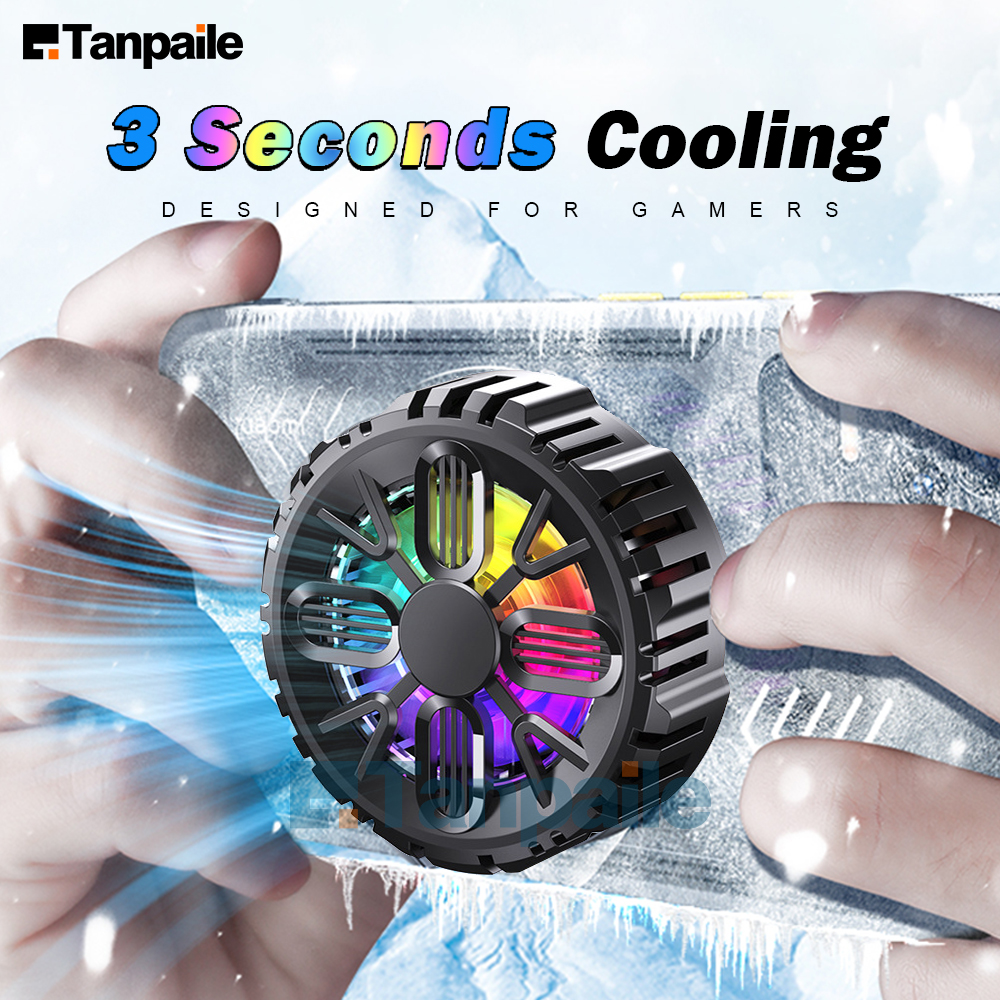 Tanpaile 10W Semiconductor Cooler Phone Radiator Mini Cooling Fan for Tablets, mobile phone