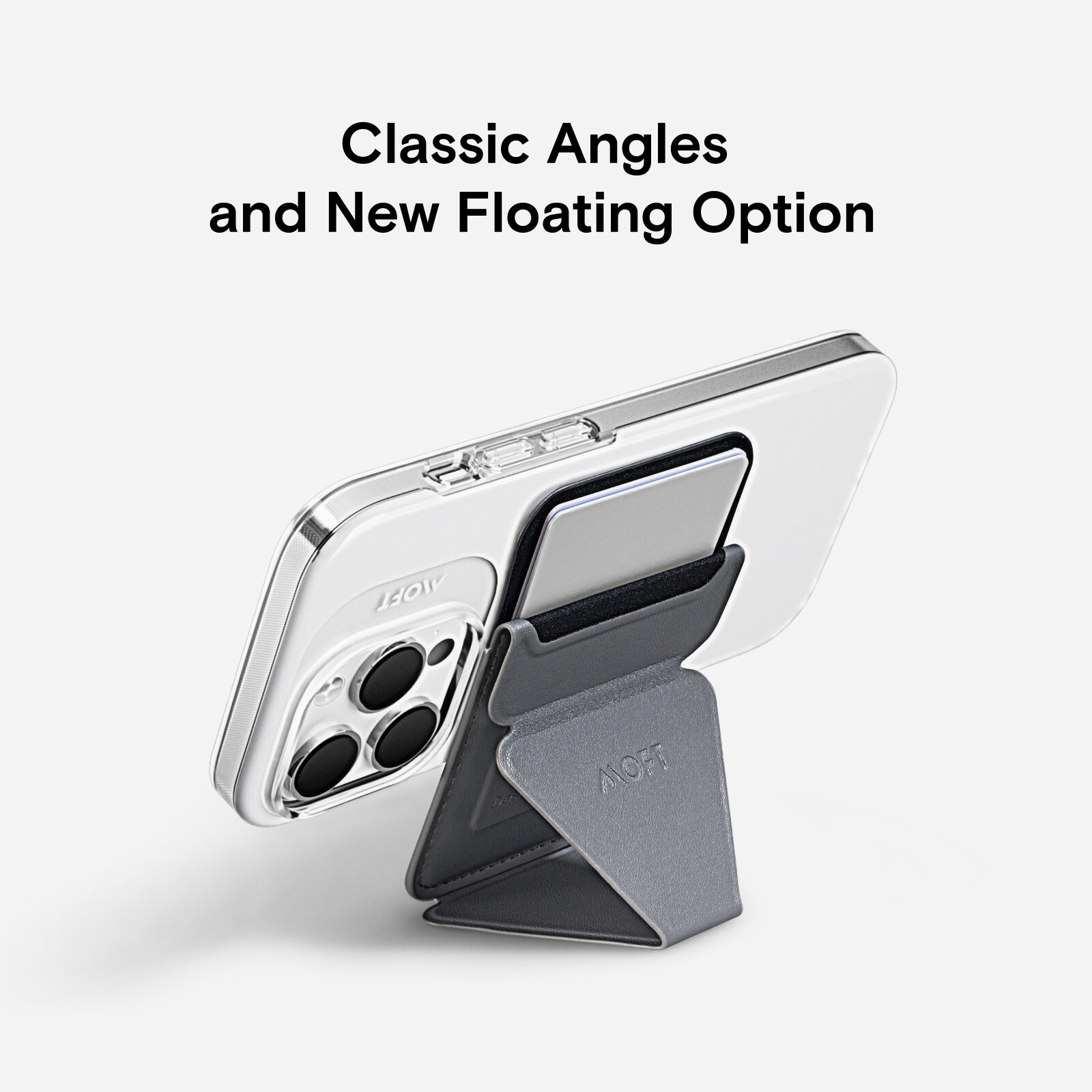 MOFT Snap-On Phone Stand & Wallet- MagSafe Compatible