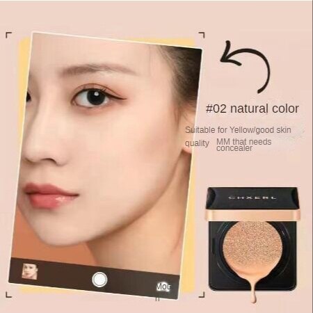 GenuinePowder cc Liquid Foundation Isolation Concealer Loose Brightening Formal Package+Replacement Package