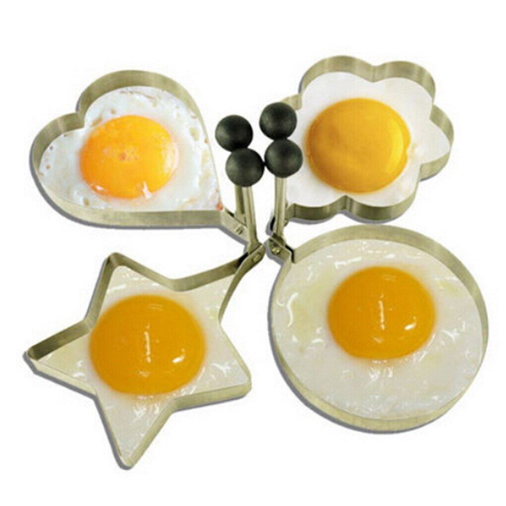 Stainless Steel Random Fried Egg Pancake Shaper Omelette Mold Mould Frying Egg Cooking Tools Kitchen Accessories Gadget Rings