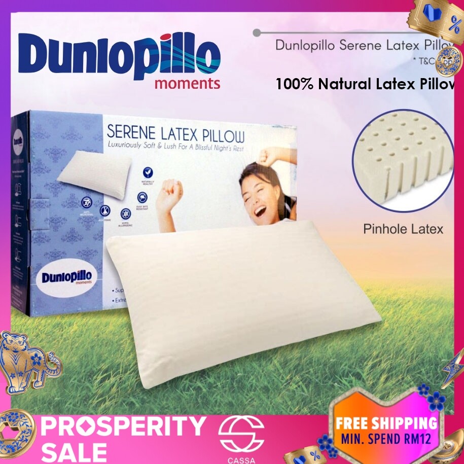dunlopillo serene latex pillow