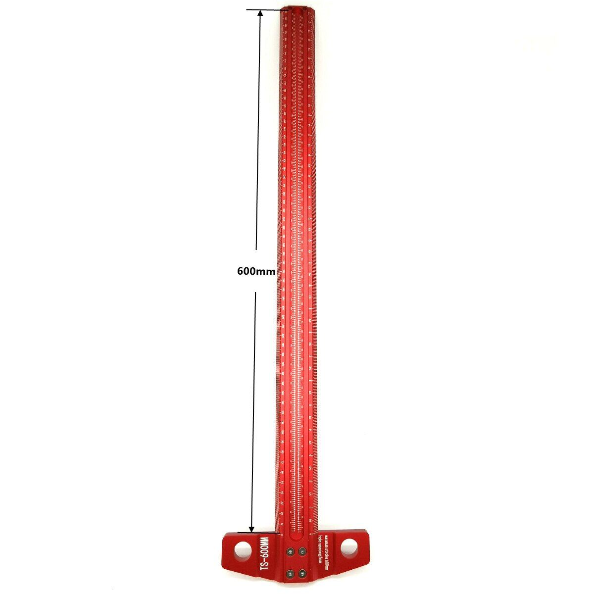 180-400mm High-Precision Scale Ruler T-Type Hole Ruler Stainless Woodworking Scribing Mark Line Gauge Carpenter Measuring Tool Color Pen