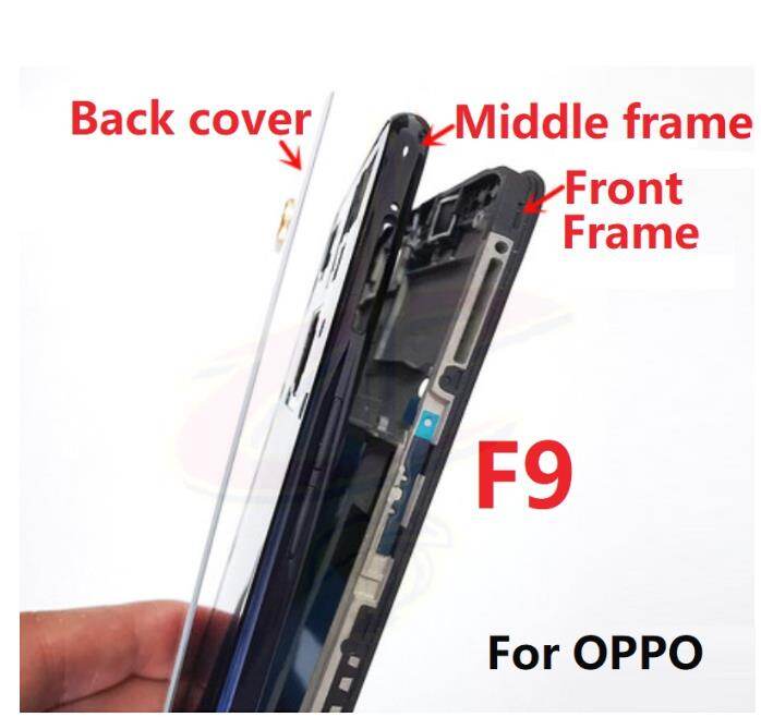 Cover Quay Lại Nhà Ở Cho Oppo F9 Pro Trung Khung khung trước