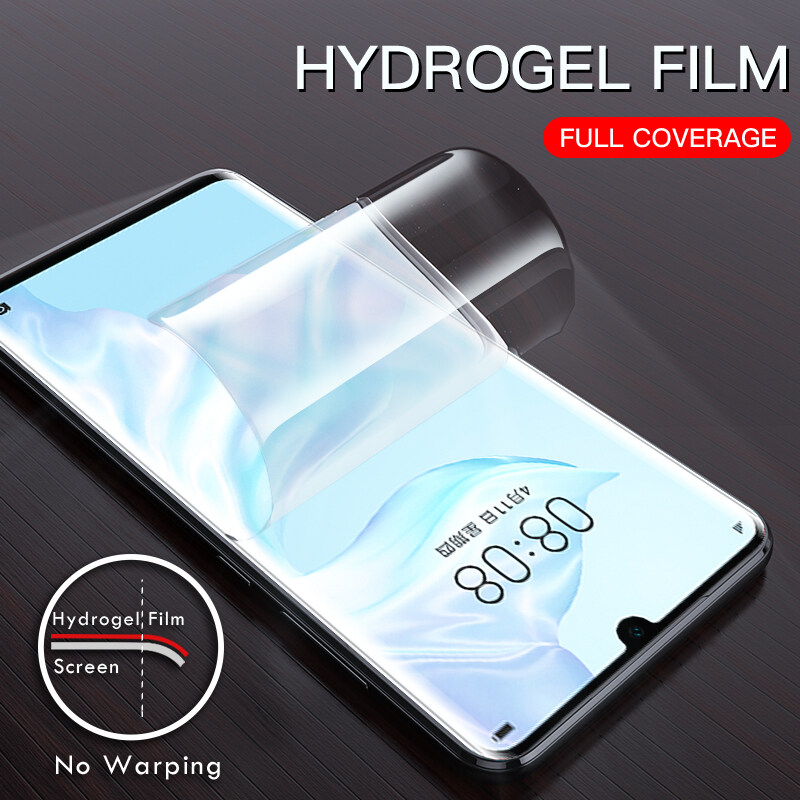 Bộ 3 Miếng Dán Bảo Vệ Màn Hình Hydrogel Mềm 1000d Dành Cho Huawei P20 P30 Lite Pro Hoặc Huawei Mate 20 Lite Pro, Không Phải Kính Cường Lực