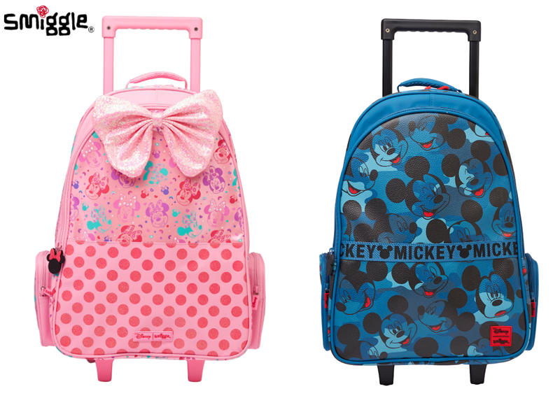Smiggle Ba lô Cue Ba lô kéo bé trai bé gái FPR