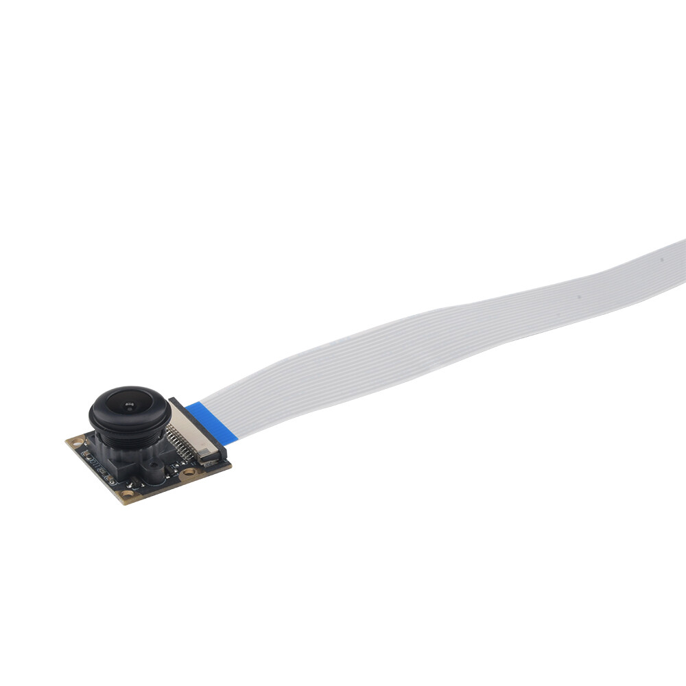【Hàng Có Sẵn & Miễn Phí Vận Chuyển】máy Ảnh Raspberry Pi Thế Hệ 3/4 OV5647 Mô Đun Máy Ảnh Góc Rộng Mắt Cá 130 Độ 3B + 5 Triệu Pixel