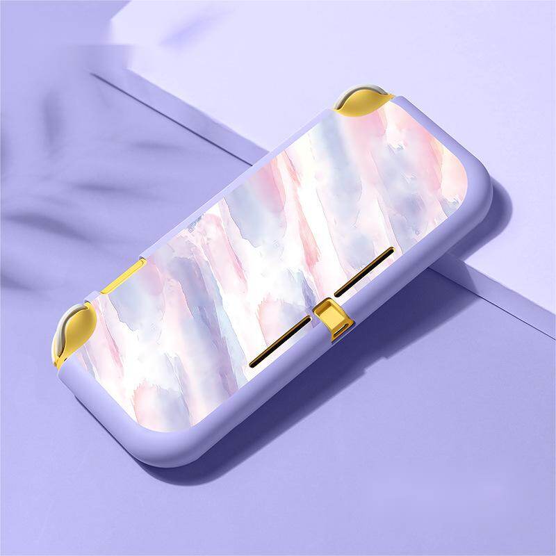 Soft TPU Case for Nintendo Switch Lite, Comfortable Back Case Cover for Nintendo Switch Lite Console Pikachu Mario