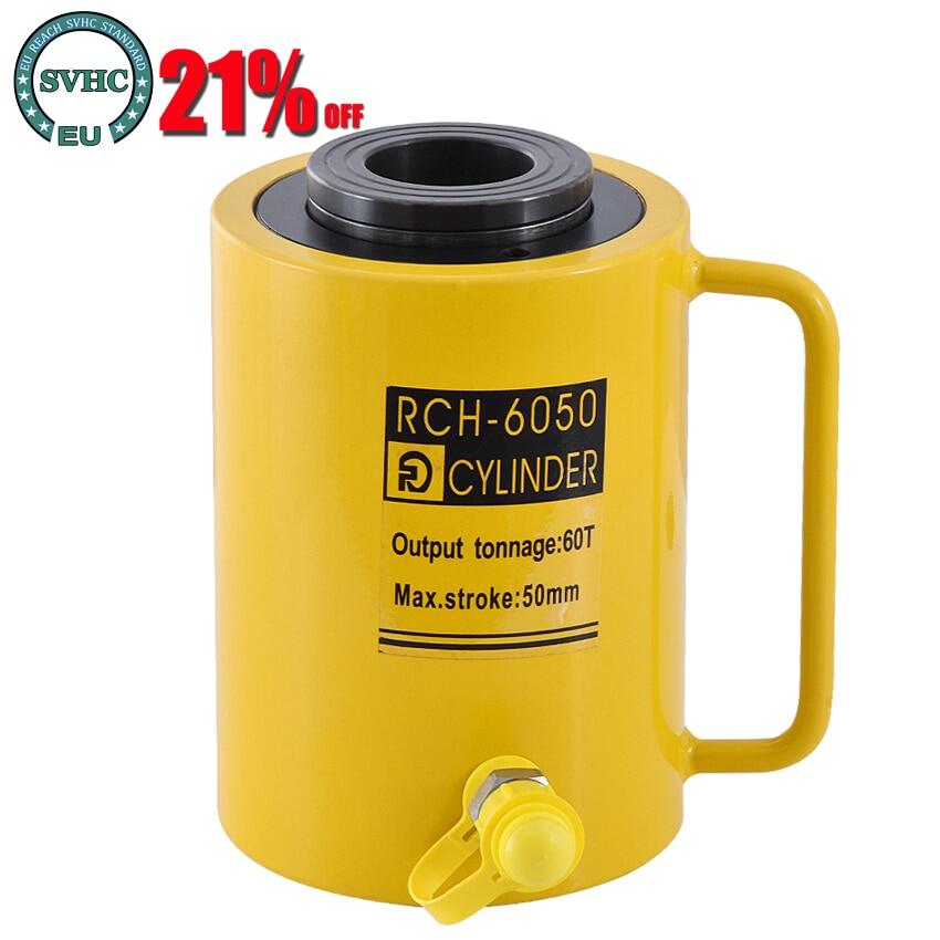 1PC 60T 50Mm RCH6050 Hydraulicjack,Hydraulic Hollow Plunger Jack