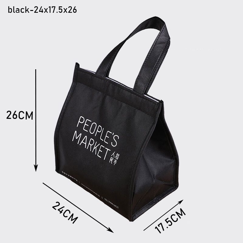 XINLANYASHE rice box bag lunch box bag thermo bag Has handles to keep hot/cold portable insulated bag Rice box bag, thicken, insulated bag, school bag rice box bag