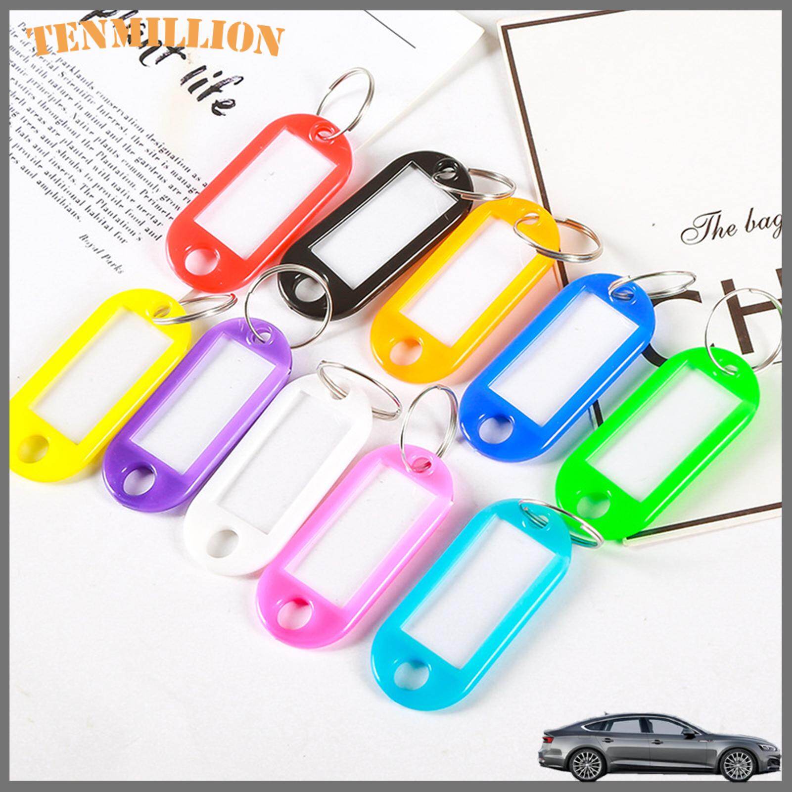 20 Chiếc Thẻ Chìa Khóa Có Thể Tháo Rời Với Cửa Sổ PP Ngăn Ngừa Thiếu Thẻ Nhận Dạng Chìa Khóa Phụ Kiện Túi Thẻ Chìa Khóa Có