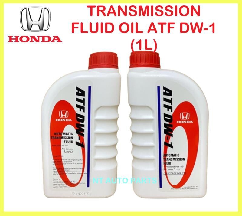 100% Honda ATF DW-1 DW1 1L - Automatic Transmission Fluid Gear Oil ...