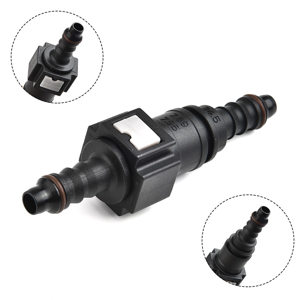 【ISMAY】 Straight 7.89mm Fuel Line Hose Quick Release Connector For: 6mm Inner Diameter