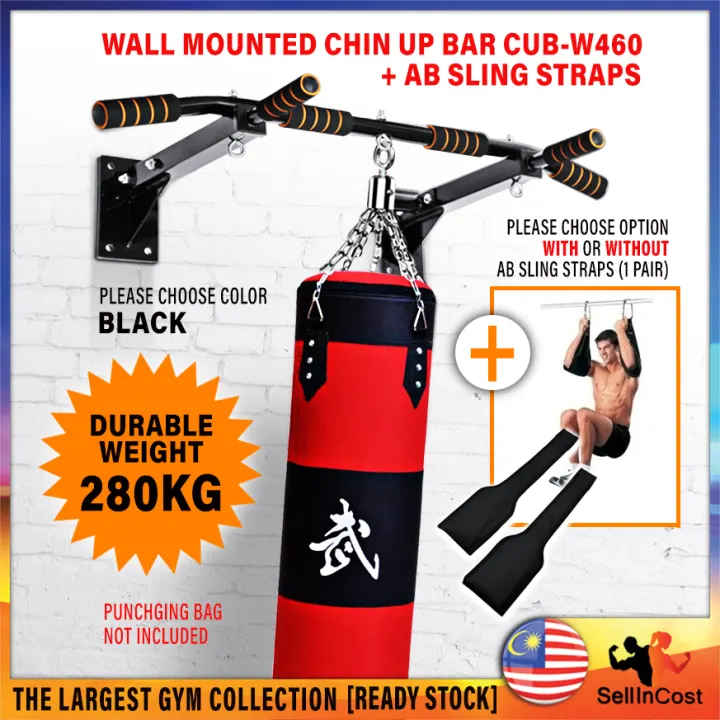 Sellincost Pull Up Chin Up Bar Wall Mounted Punching Boxing Bag