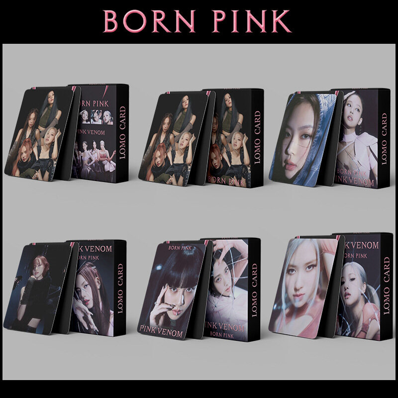 现货粉墨新专辑born pink同款53张咕卡LOMO卡小卡随机卡周边