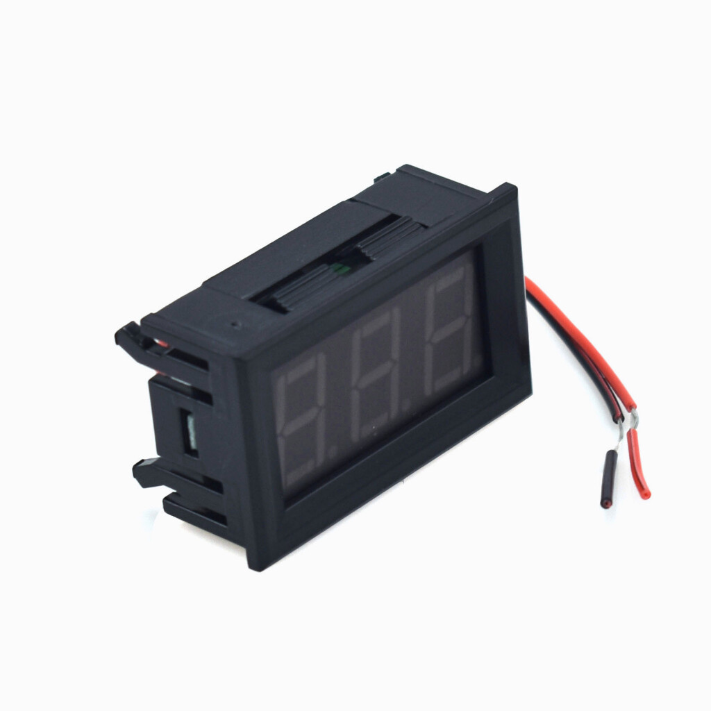 0.56 Digital Voltmeter DC5-120V DC 5V to 120v Digital Voltmeter Voltage Panel Meter For 12V 24V 96V