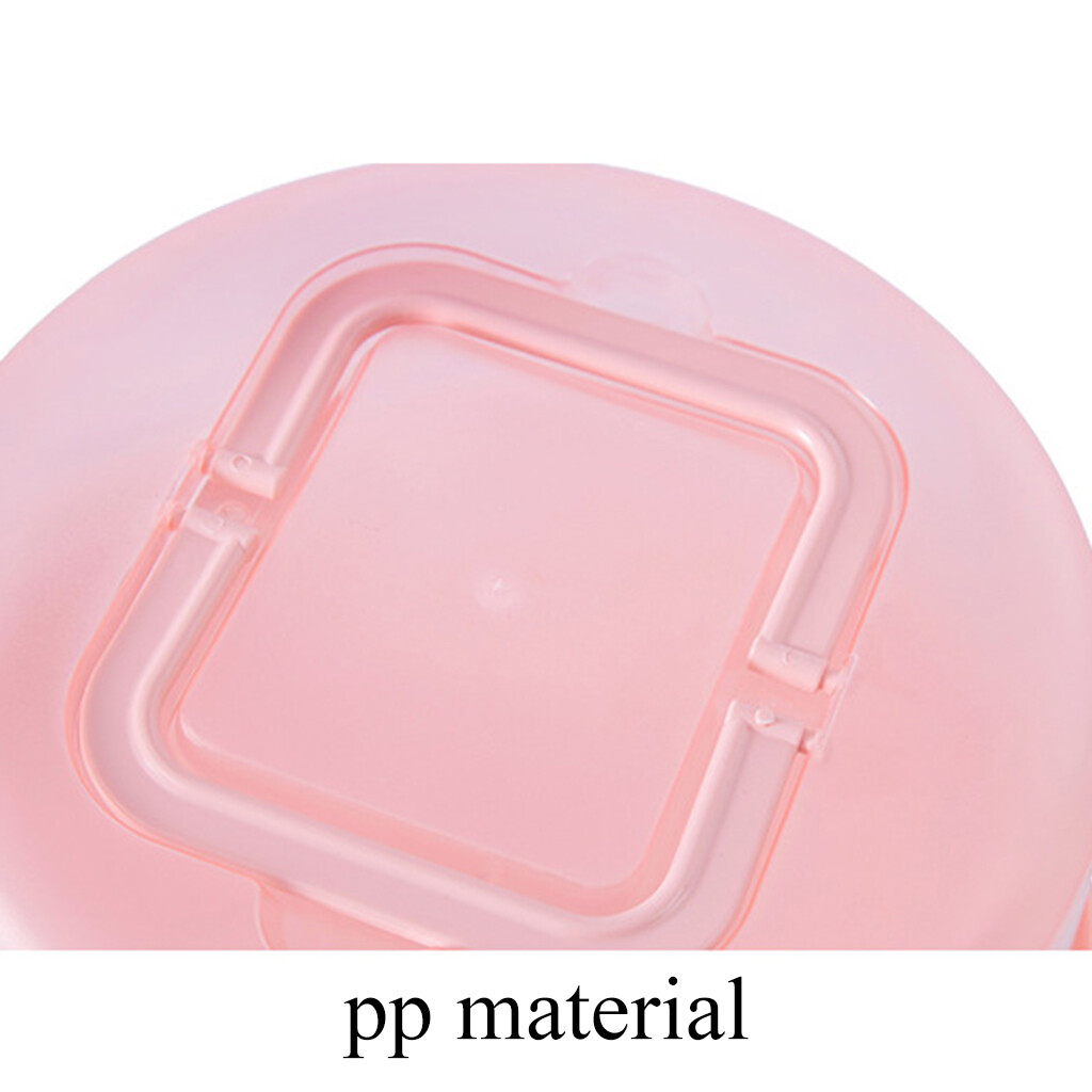 Blesiya Plastic Cake Box Round Cake Storage Carrier Container Lockable Lid