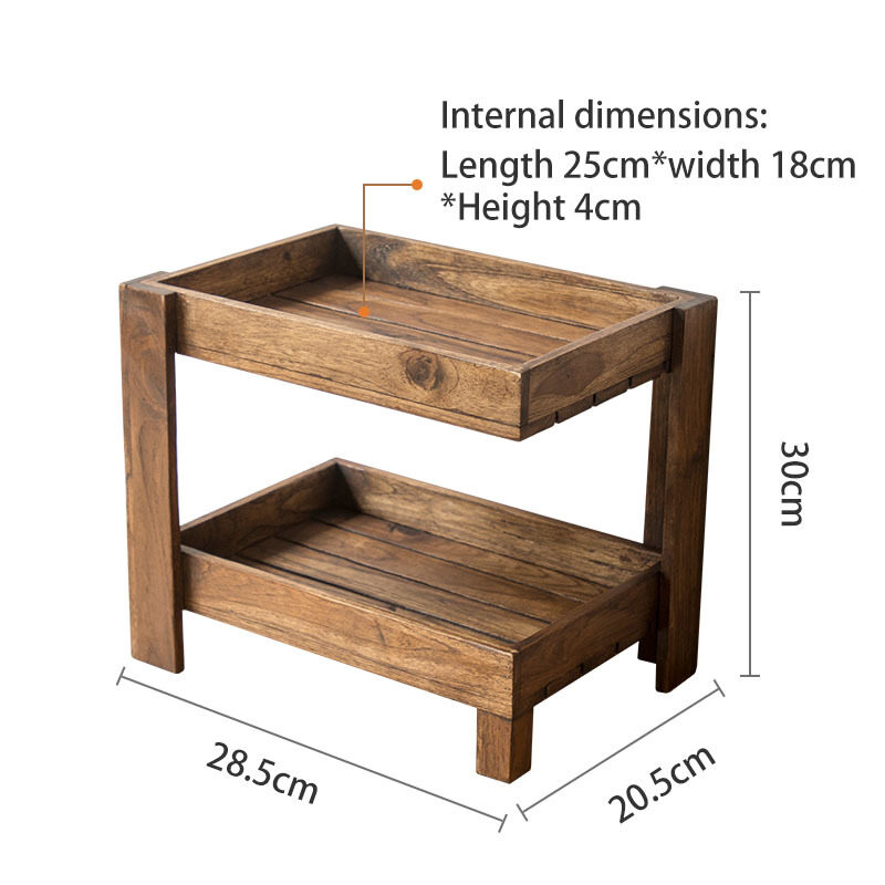 Desktop Storage Rack Dressing Table Storage Rack 2layer Multi