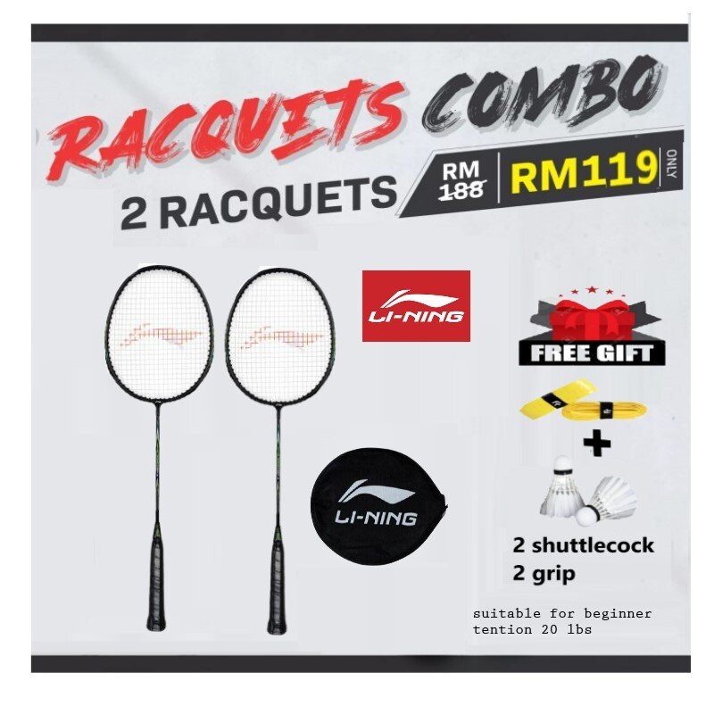 ♠ Badminton Rackets Raket badminton Original LINING xp Megapower YONEX gr201 series Badminton