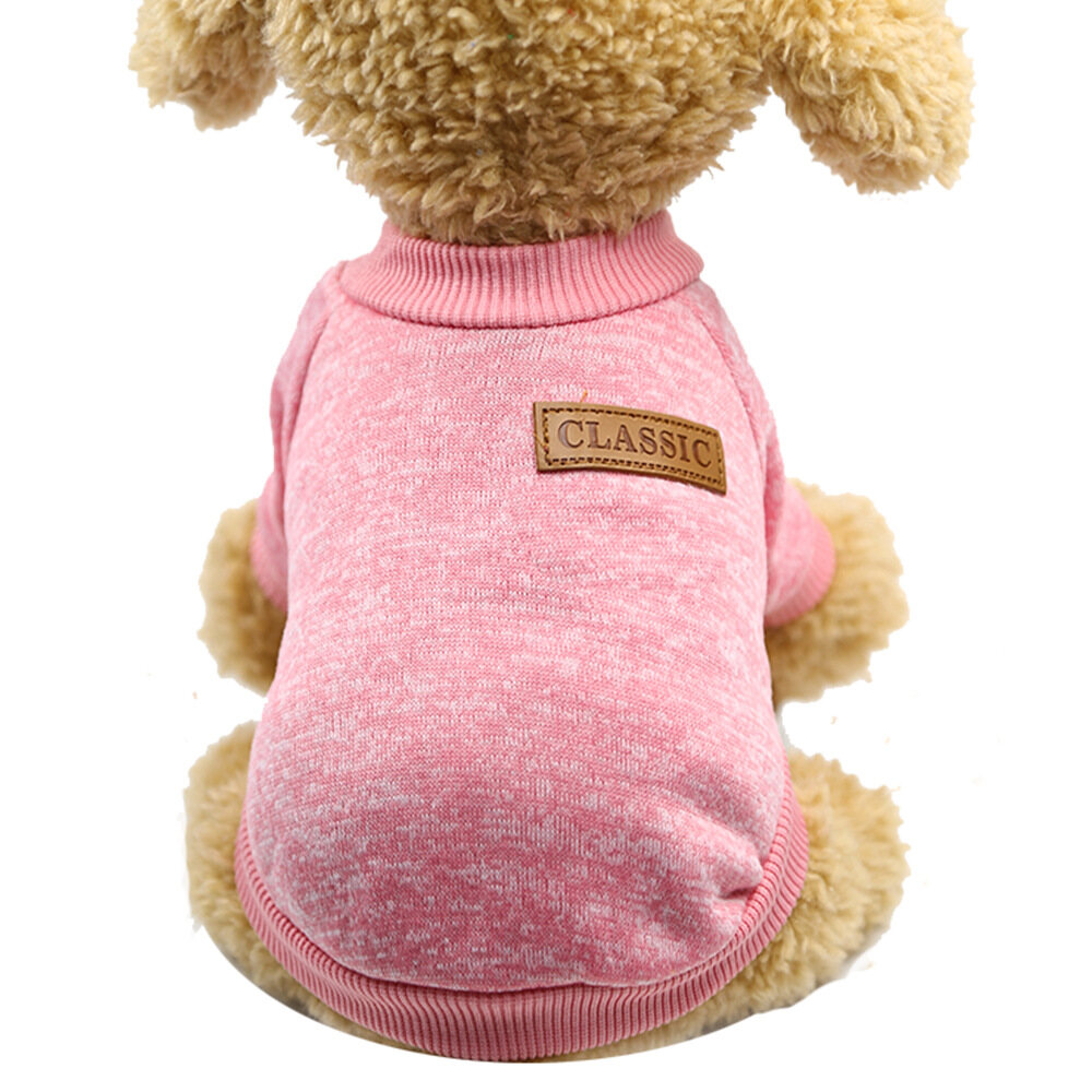 HATELI Dog Clothes Cat Clothes Pet Autumn and Winter New Wool Sweater Lamb Wool Warm Trend Dog Clothes Dog Shirt