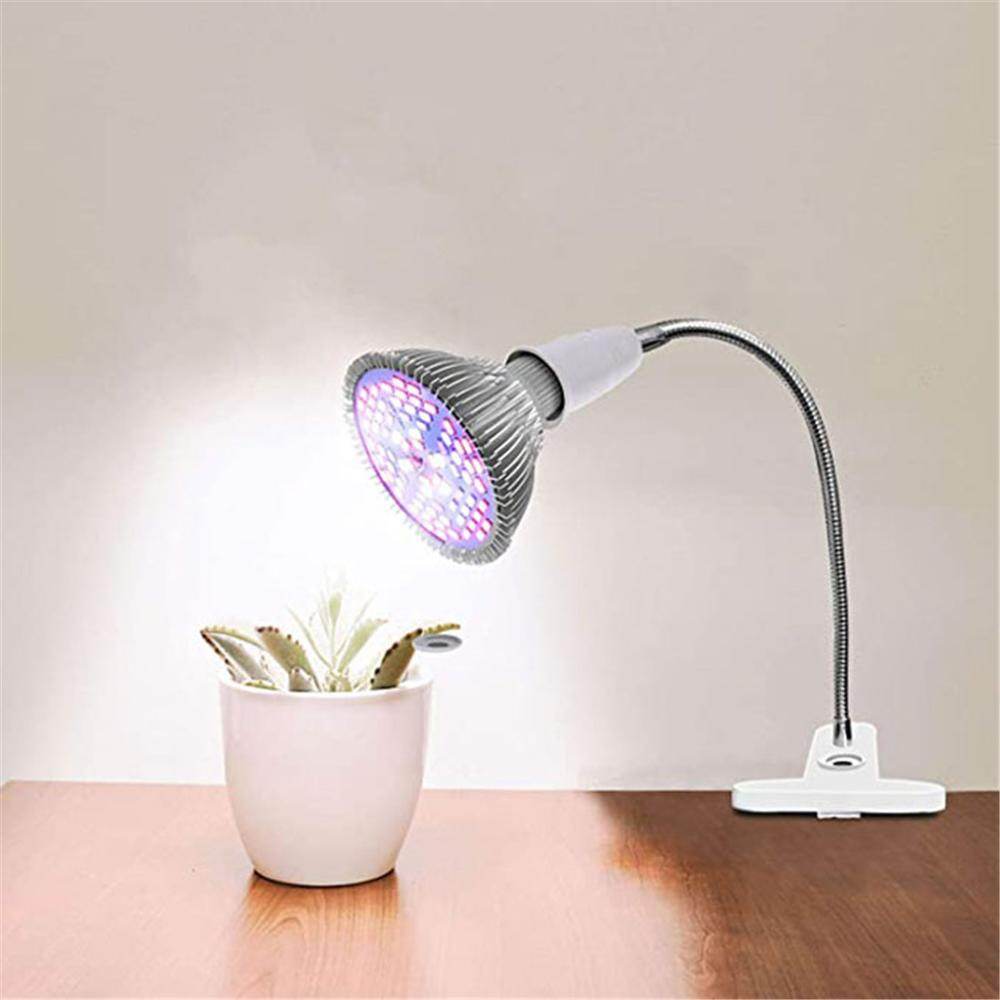 {hot} EU US Plug 360 Degrees Flexible Desk Lamp Holder E27 Base Light Socket Gooseneck Clip On Cable With On Off Switch for Home Plant