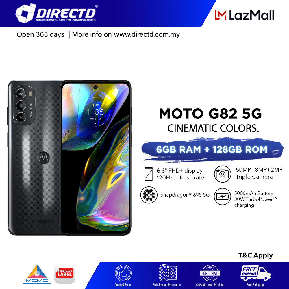 [NEW ARRIVAL] MOTO g82 5G [6GB RAM | 128GB ROM], 1 Year Warranty by ...