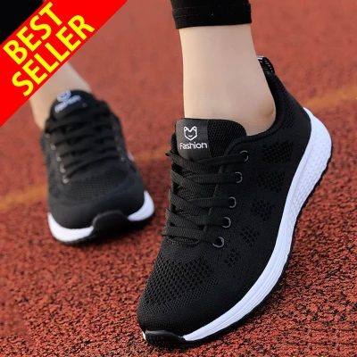 Fashion Women Hot Selling Sport Running Shoes Breathable Mesh Face Leisure Sport Shoes Women Casual Sneakers