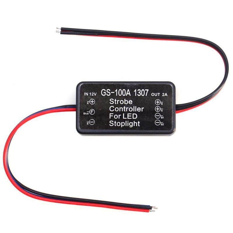 GS-100A Xe Ô Tô Xe Cộ Đèn Phanh LED 1307 Bộ Điều Khiển Mô-đun Đèn Flash Nhấp Nháy, AP