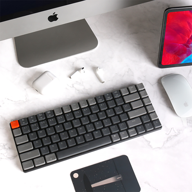 Keychron Bàn Phím Cơ Cấu Thấp Không Dây Siêu Mỏng K3 Công Tắc Quang Học Có Thể Thay Thế Nóng Đèn Nền Màu Trắng Cho Mac Windows