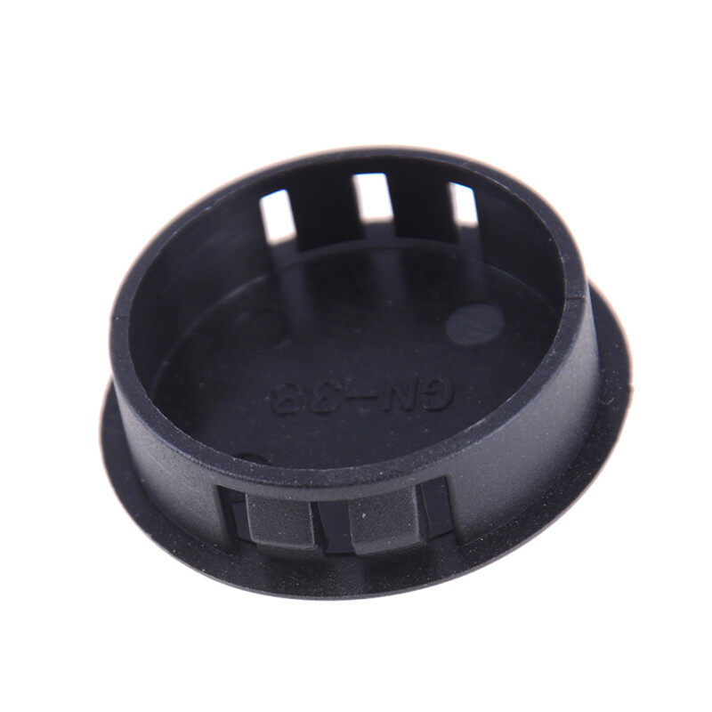 Behoo 4Pcs/lot Black Plastic Round Tube Hole Plug Pipe End Cap Cover