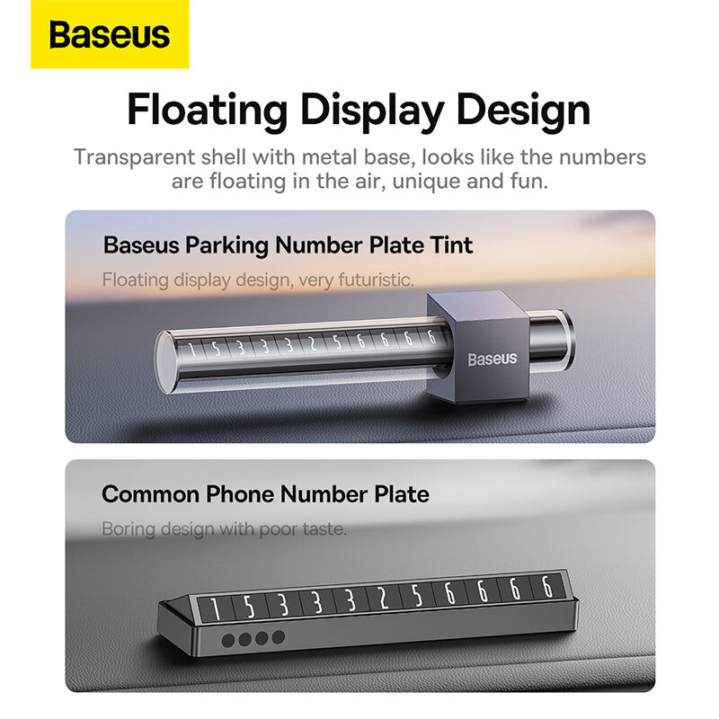 Baseus Thẻ đỗ xe ô tô tạm thời-INTL