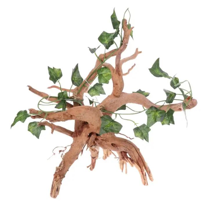 Petsola Reptile Habitat Decoration Ivy Vine Leaves Artificial