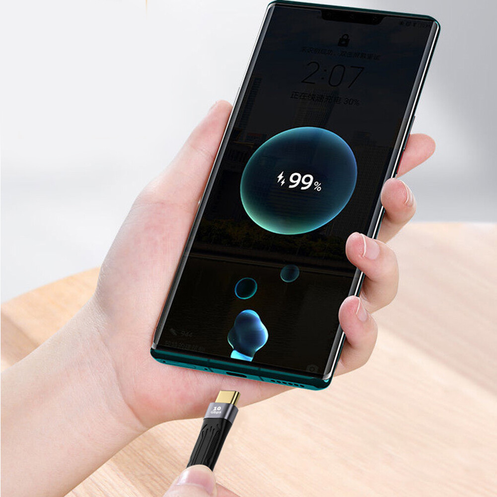 Cáp USB3.1 USB Đực/Cái Sang Type C Dây Sạc Nhanh Ngắn Linh Hoạt Phụ Kiện Di Động