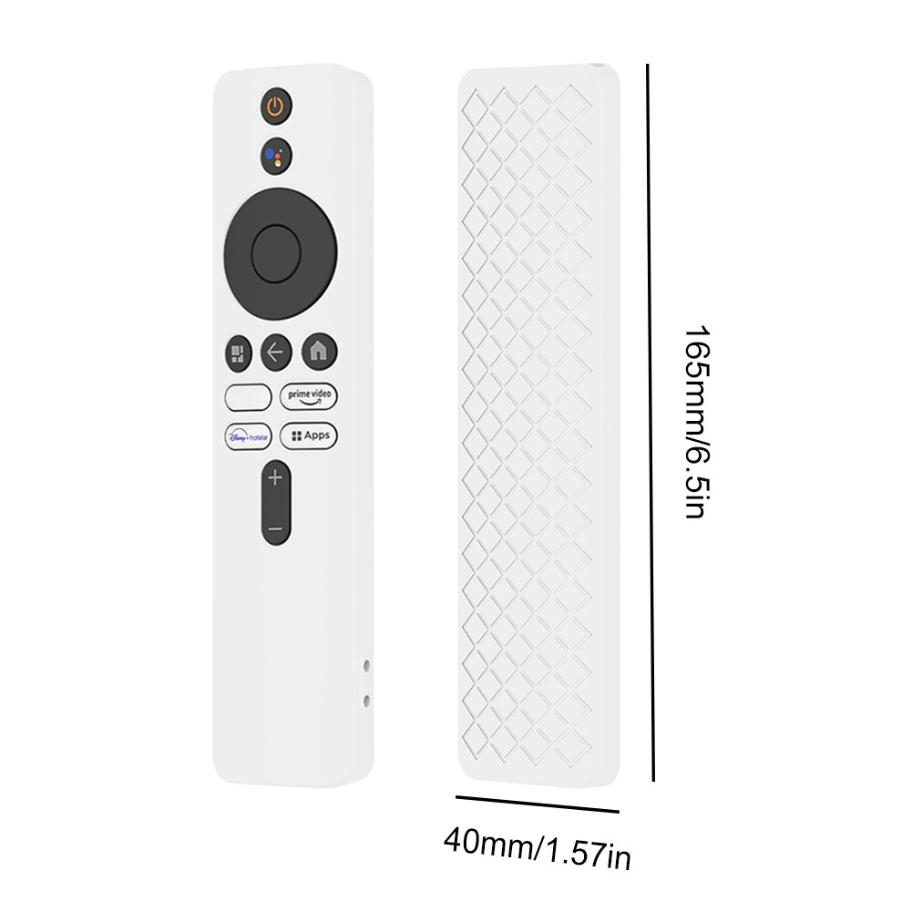 Drop-Proof Shell with Lanyard Remote Control Cover Protector Shockproof Anti-Slip Accessories for Xiaomi 4K TV MiBoX 2nd Gen