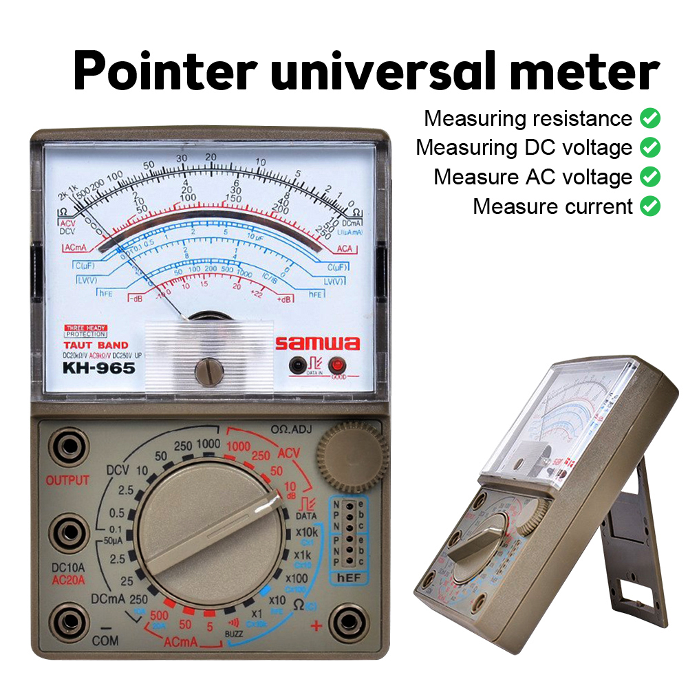 Aideepen Multimeter Precise Instrument Pointer Multimeter Used to Measure DC Power One-way Voltage and AC Voltage