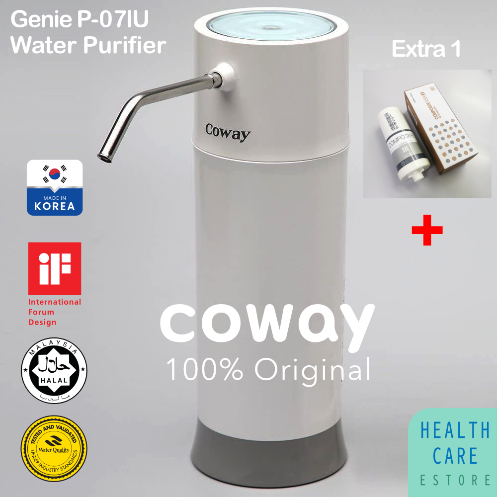 Combo Coway Genie Water Purifier P07IU + Extra 1 Original Replacement
