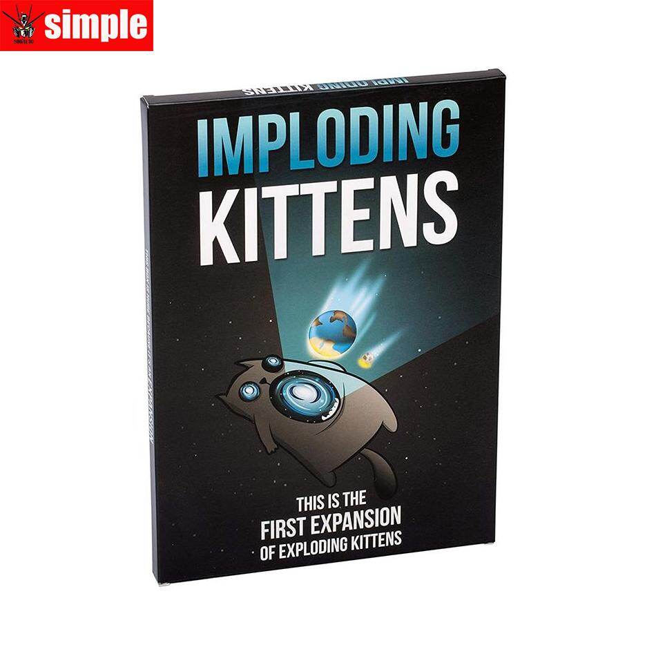 Imploding Kittens This is The First Expansion of Exploding Kittens Card Game Laminating Film Water Proof