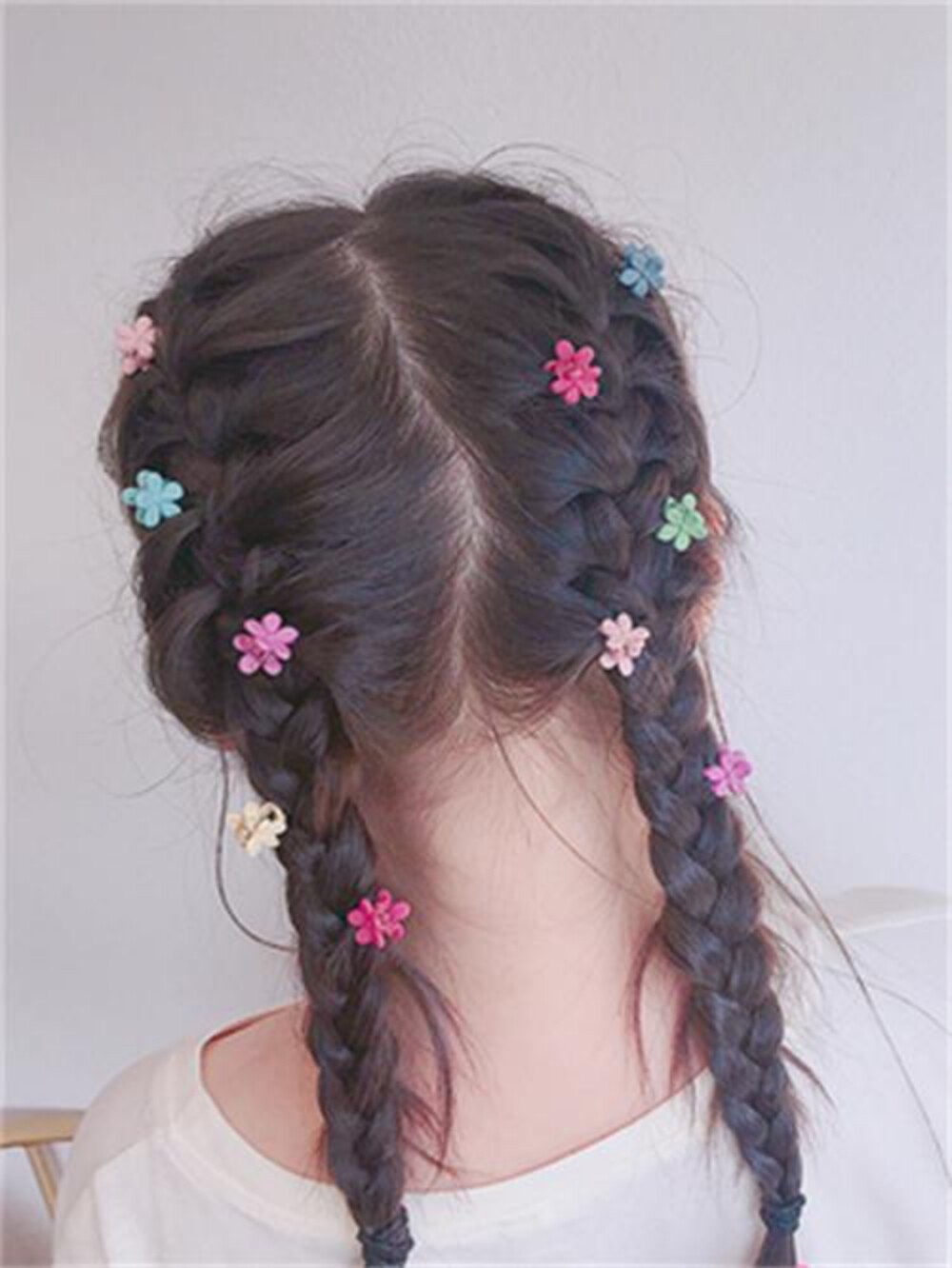 【PrettySet】20pcs Cute Butterfly Mini Hair Clips Girls Mini Shaped Hairpin Clip Hair Accessories For Women Girls Mixed Color