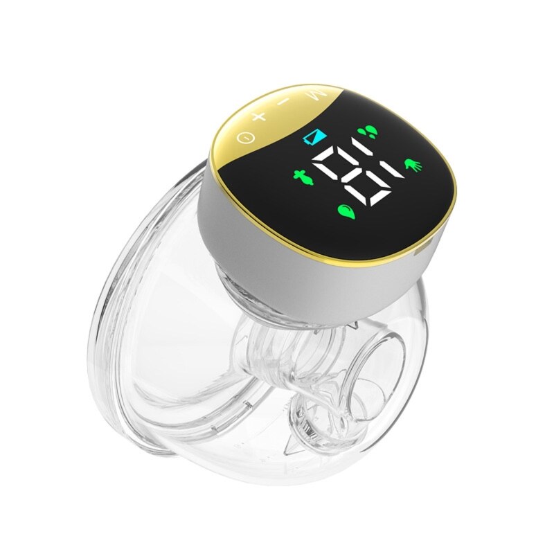 ZZOOI Electric Breast Pump Led Screen Display Milk Squeezer Accessory Supplies