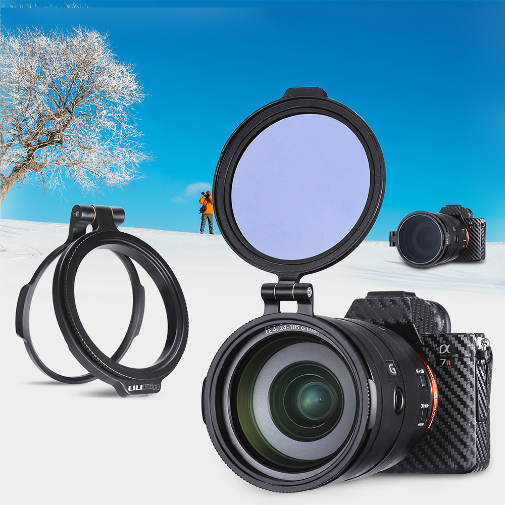 R-82 82mm Rapid Filter System Camera Lens ND Filter Metal Adapter Ring Compatible with DSLR Cameras