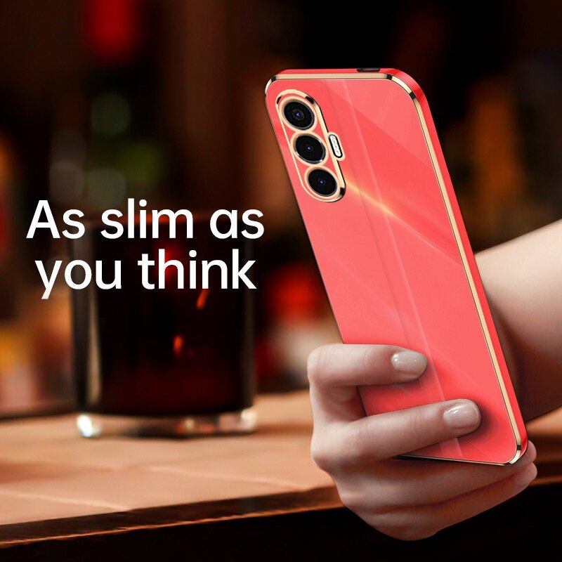 Tecno Pova 3 Case Protective Electroplating Shockproof Case Tecno Pova 3 Casing Cover Silicone TPU Soft Back Cover